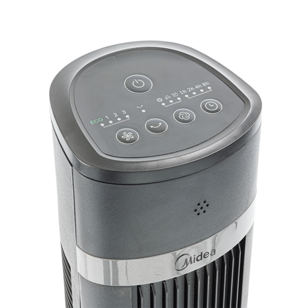 Midea Tower Stand Fan – Black - Image 2