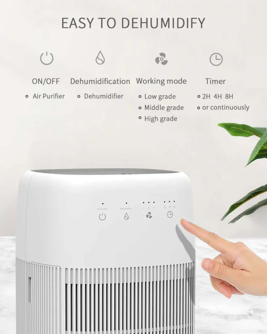 Crystal Aire Air Purifier & Dehumidifier - Q10 - Image 4