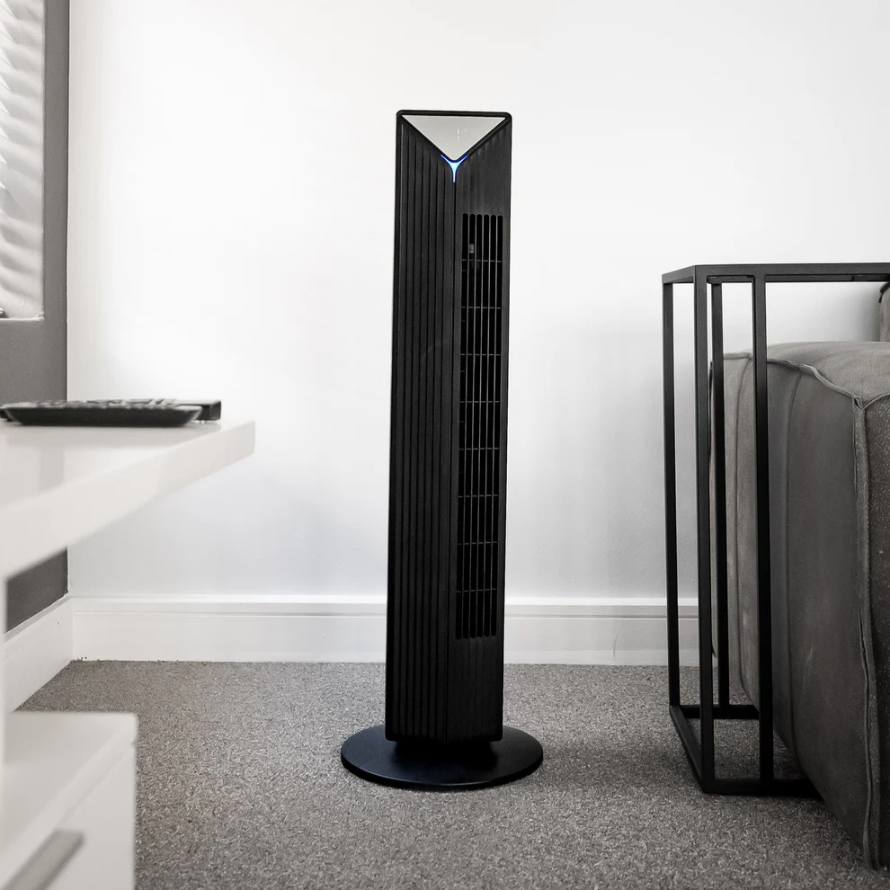 Crystal Aire Black Sterilization Tower Fan - Image 3