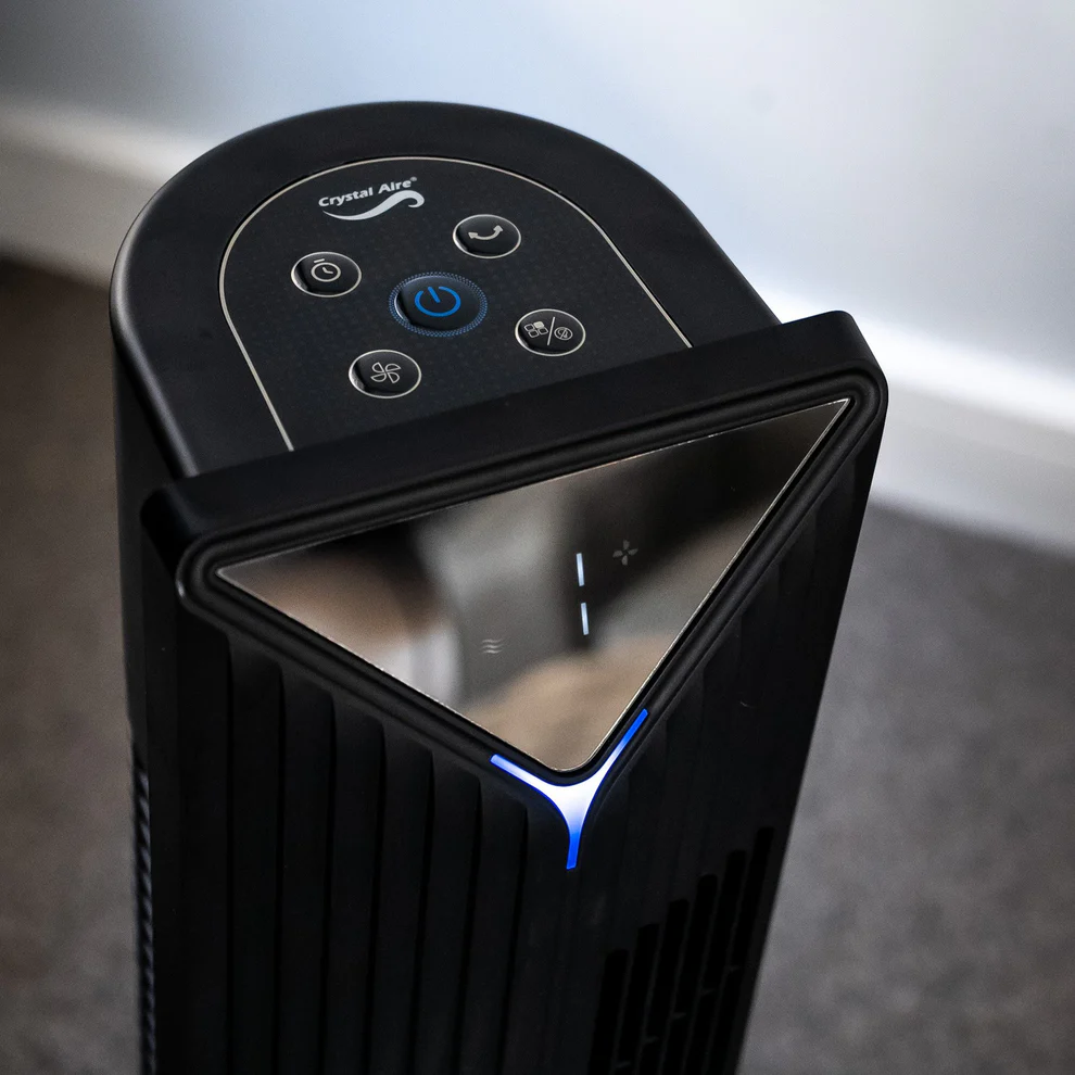 Crystal Aire Black Sterilization Tower Fan - Image 5