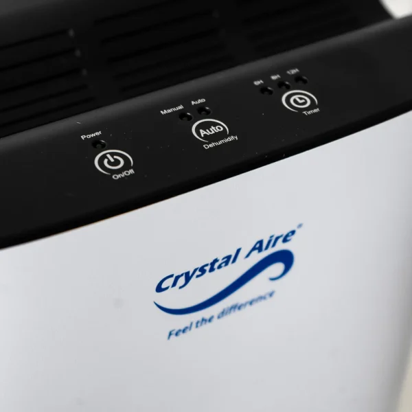 Crystal Aire Compact 2L Dehumidifier (600mlday) w Automatic Timer & More - Image 6