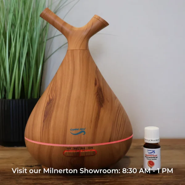 Crystal Aire Sapling Dual-Nozzle Ultrasonic Aroma Diffuser WT-008 - Light Wood - Image 6