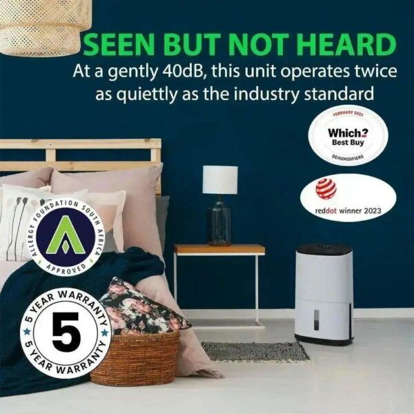 MeacoDry Arete® One 25L Low Energy Dehumidifier  Air Purifier - Image 8