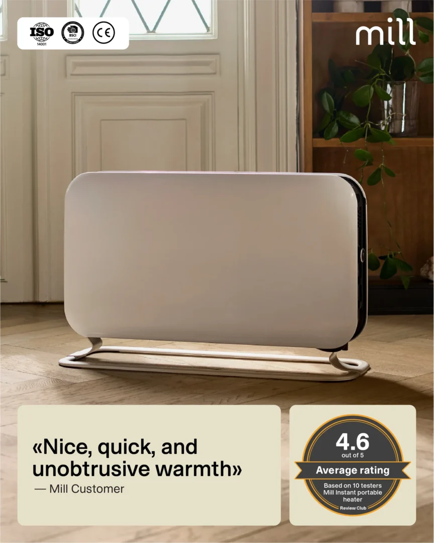 Mill Instant Led Portable Heater - 2000W - Image 12