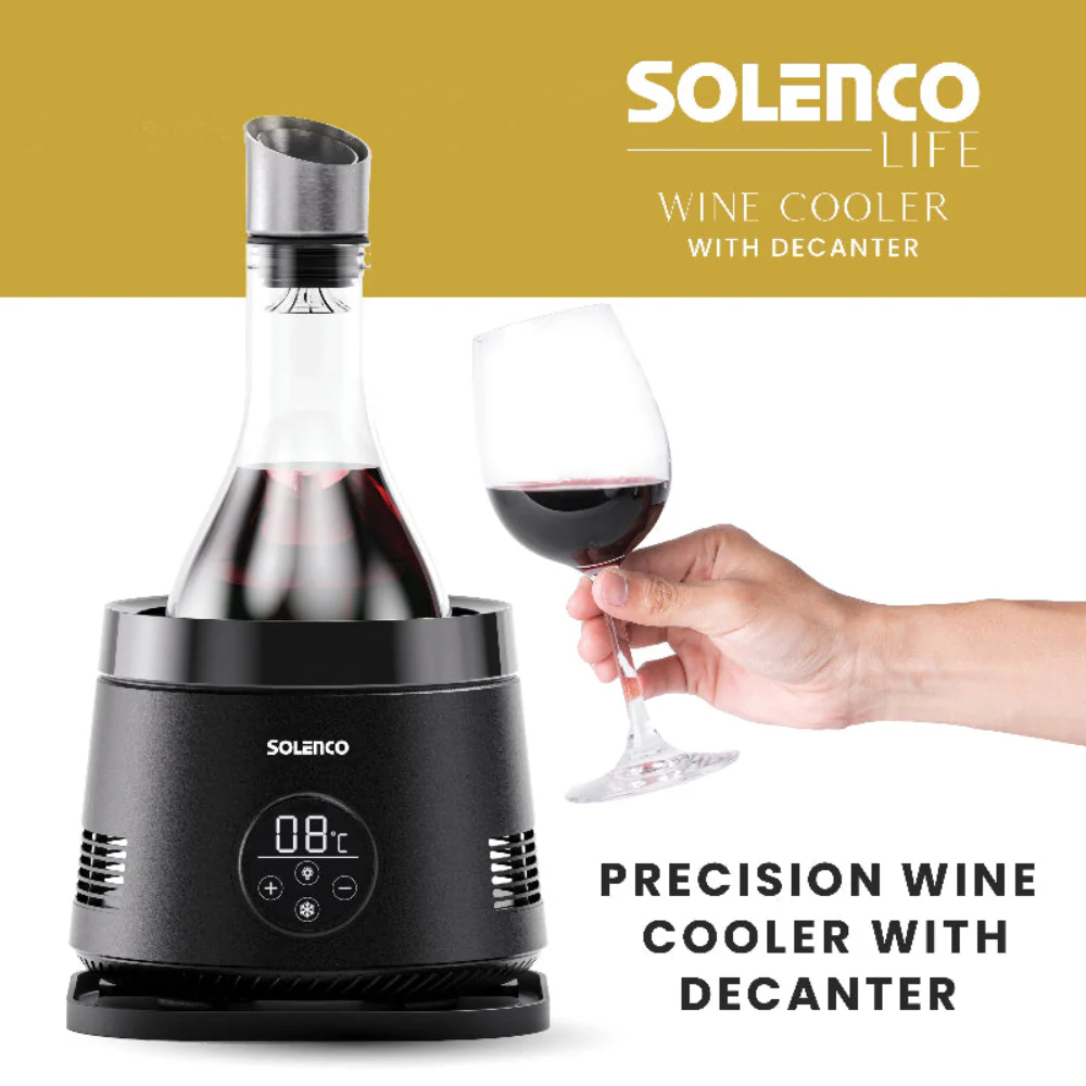 Solenco Life Precision Wine Cooler with Decanter - Image 3