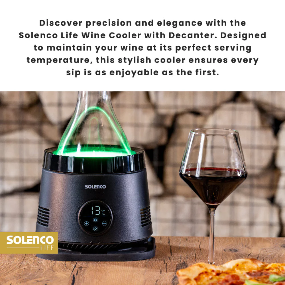 Solenco Life Precision Wine Cooler with Decanter - Image 4