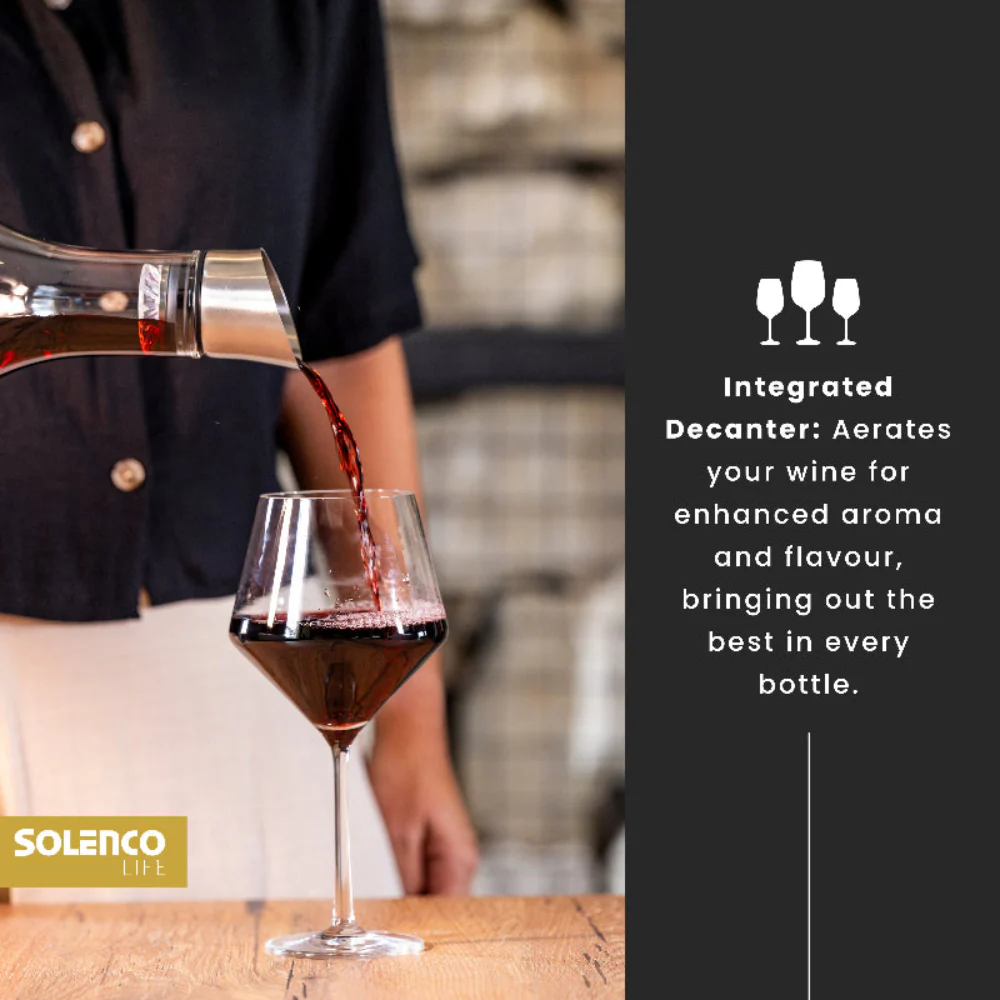 Solenco Life Precision Wine Cooler with Decanter - Image 5