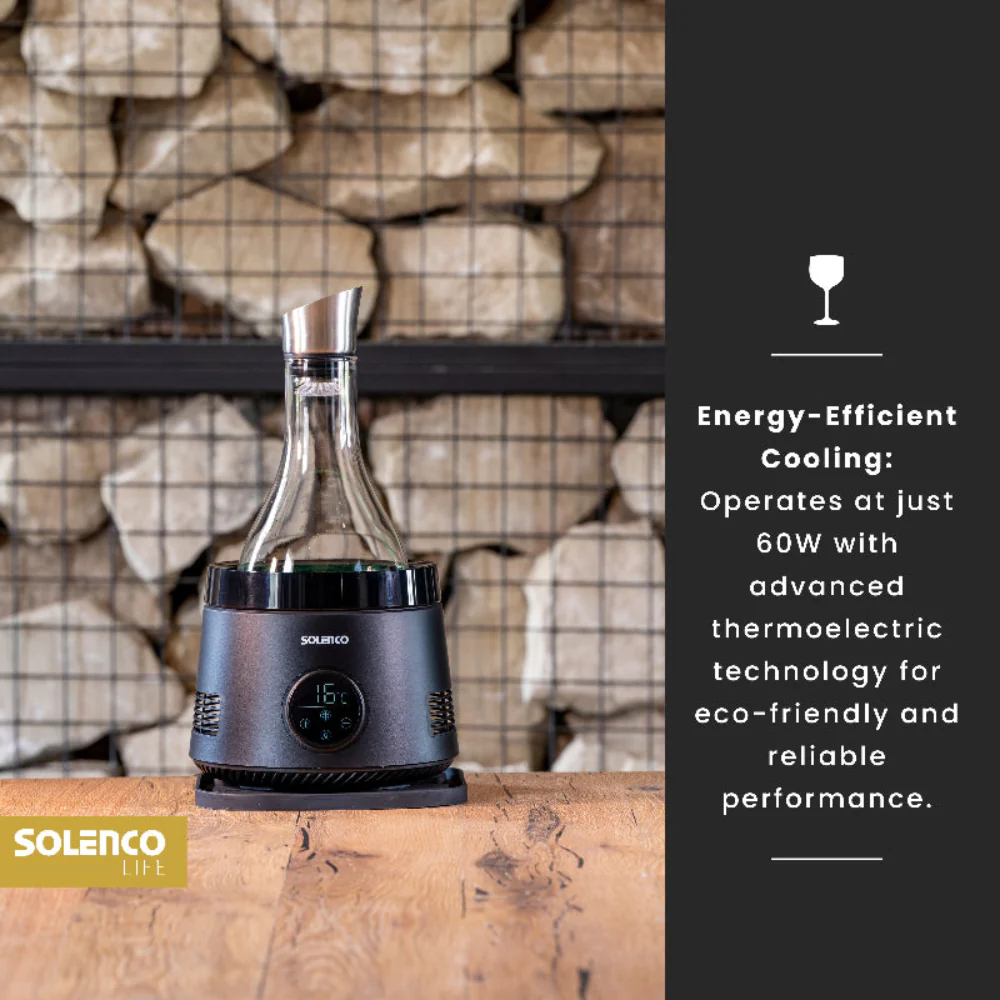 Solenco Life Precision Wine Cooler with Decanter - Image 8