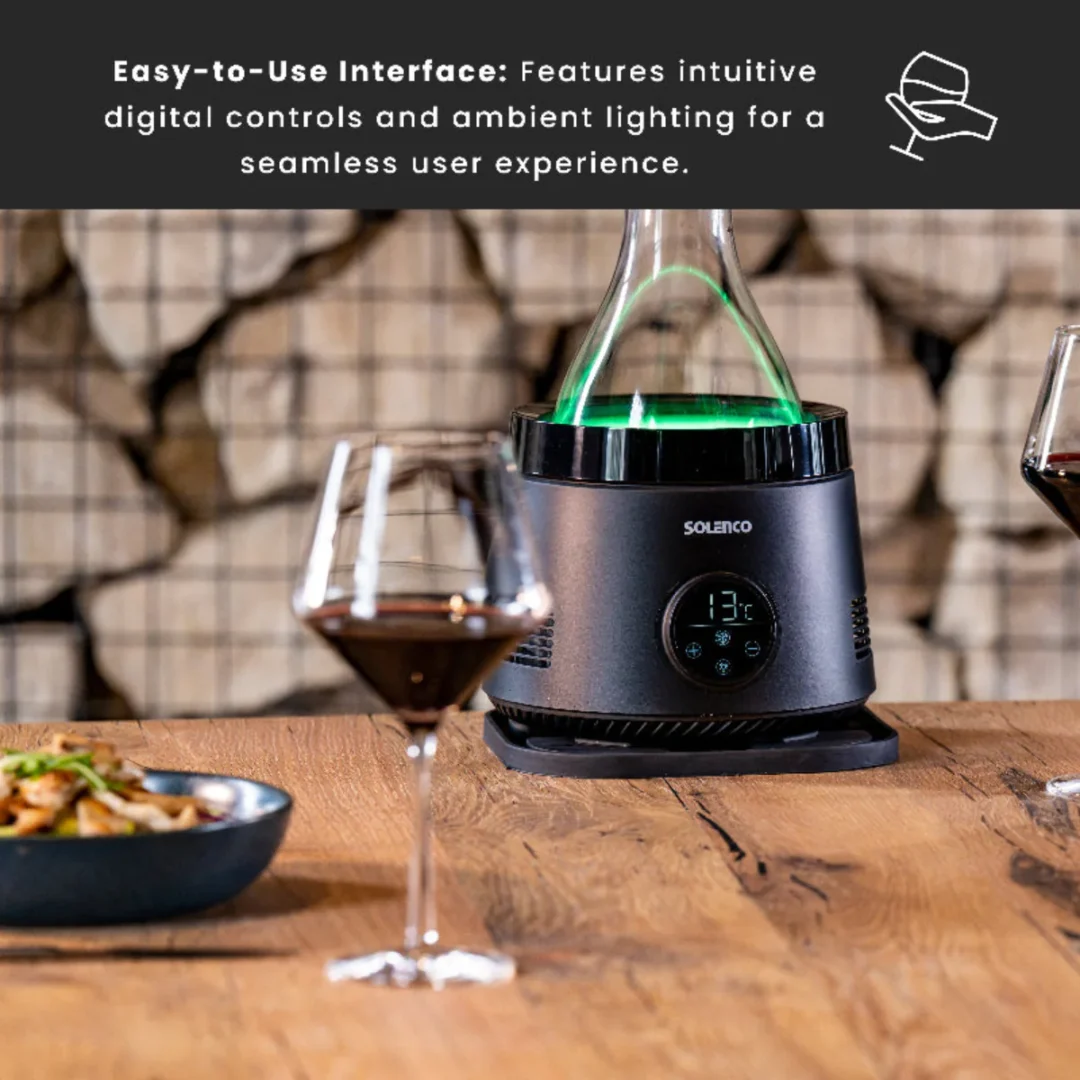 Solenco Life Precision Wine Cooler with Decanter - Image 9
