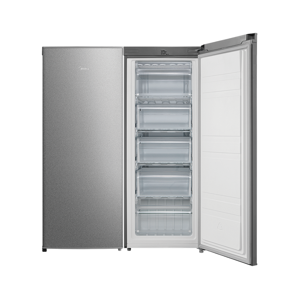 Midea 231L Upright freezer Silver - Image 3