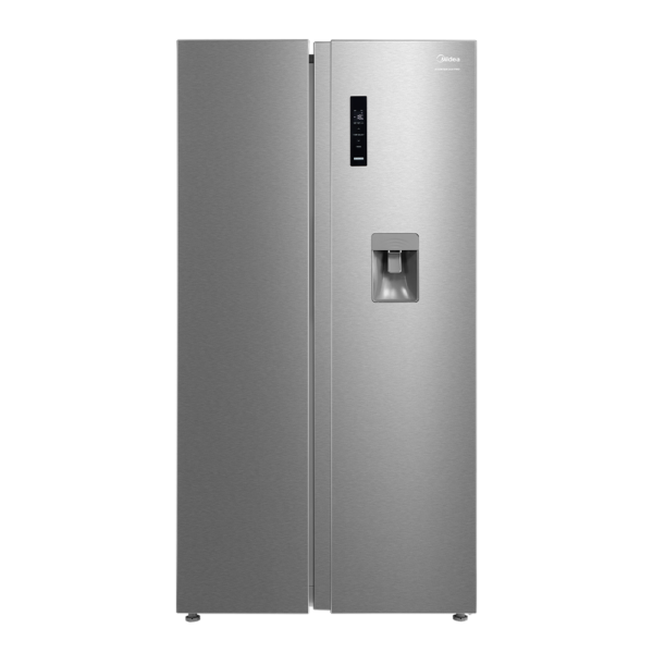 Midea 513L Inverter Side by Side refrigerator – Stainless Steel