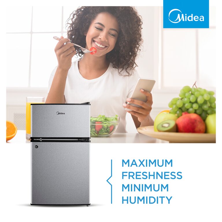 Midea Double Door Bar Fridge 87L - Image 3