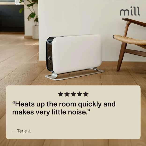 Mill LED Portable Heater 2200W – Silent Convection - Image 5