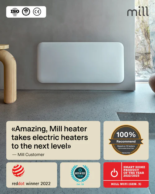 Mill Invisible WiFi Panel Heater 1500W Gen 4 - Image 7