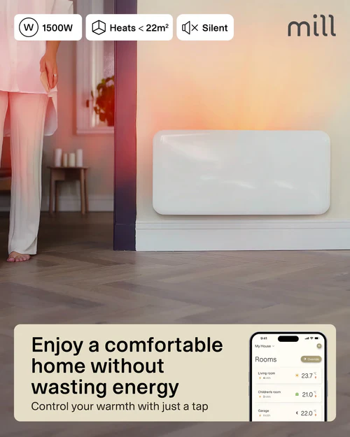 Mill Invisible WiFi Panel Heater 1500W Gen 4 - Image 4